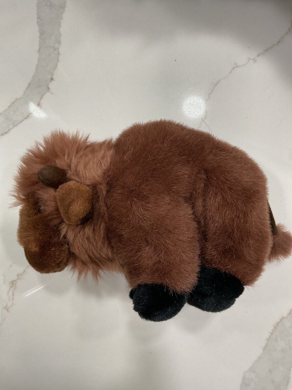 Vintage GUND 1993 Bison Buffalo Plush Stuffed Animal 9"